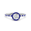 Load image into Gallery viewer, round-cut-sapphire-halo-petite-engagement-ring-in-white-gold-FD8523RORGSABLANGLE3-NL-WG