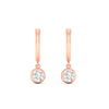 Load image into Gallery viewer, round-cut-stone-drop-diamond-hoops-in-rose-gold-fdear11662angle2-nl-rg.jpg?v=1776939667