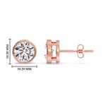 Load image into Gallery viewer, round-cut-stud-bezel-set-earring-5-carat-in-rose-gold-FDEAR10516ROANGLE2-5.00-CT-NL-RG-HW.jpg?v=1768907354