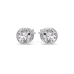Load image into Gallery viewer, round-cut-stud-bezel-set-earring-5-carat-in-white-gold-FDEAR10516RO-5.00-CT-NL-WG.jpg?v=1768907354