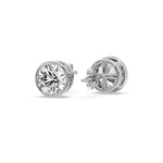 Load image into Gallery viewer, round-cut-stud-bezel-set-earring-5-carat-in-white-gold-FDEAR10516ROANGLE3-5.00-CT-NL-WG.jpg?v=1768907354