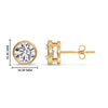 Load image into Gallery viewer, round-cut-stud-bezel-set-earring-5-carat-in-yellow-gold-FDEAR10516ROANGLE2-5.00-CT-NL-YG-HW.jpg?v=1768907354