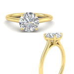 Load image into Gallery viewer, round-cut-stunning-solitaire-diamond-ring-in-yellow-gold-FD11296RORANGLE3-NL-YG