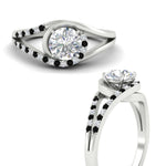 Load image into Gallery viewer, Swirl Split Diamond Ring For Women