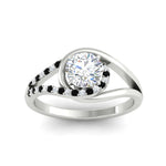 Load image into Gallery viewer, Swirl Split Diamond Ring For Women
