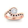 Load image into Gallery viewer, round-cut-swirl-black-diamond-wedding-band-set-in-rose-gold-fdens7806rogblackangle5-nl-rg_61b48b14-2693-4388-856d-66591da30f98.jpg?v=1759906372