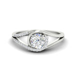 Load image into Gallery viewer, Swirl Split Diamond Ring For Women