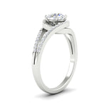 Load image into Gallery viewer, Swirl Split Diamond Ring For Women