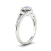 Load image into Gallery viewer, Round Cut Swirl Split Engagement Ring