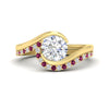 Load image into Gallery viewer, round-cut-swirl-pink-sapphire-wedding-band-set-in-yellow-gold-fdens7806rogsadrpi-nl-yg_06e5a863-3372-44c4-acaa-209d93ae4b0d.jpg?v=1759906371