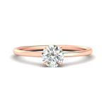 Load image into Gallery viewer, round-cut-thin-classic-solitaire-engagement-ring-in-rose-gold-fdens9358rorsleep-nl-rg