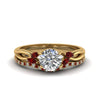 Load image into Gallery viewer, round-cut-twisted-diamond-bridal-set-with-ruby-in-14K-yellow-gold-FD8300ROGRUDR-NL-YG.jpg