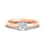 Load image into Gallery viewer, round-cut-two-tone-2.5-mm-comfort-fit-solitaire-ring-in-rose-gold-fdens11590rorsleep-2.50mm-nl-rg?v=1757675973
