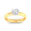 Load image into Gallery viewer, round-cut-two-tone-3-mm-comfort-fit-solitaire-ring-in-yellow-gold-fdens11590rorangle5-3.00mm-nl-yg?v=1757675973