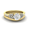Load image into Gallery viewer, round-diamond-bridal-set-with-plain-band-in-yellow-gold-fdens2255rosleep-nl-yg-ws3.jpg