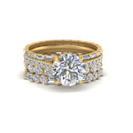 Load image into Gallery viewer, round-diamond-stacking-engagement-rings-in-FD9439ANGLE2-NL-YG