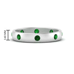 Load image into Gallery viewer, round-emerald-flush-eternity-wedding-band-in-white-gold-FD10979ROGEMGR-NL-WG.jpg