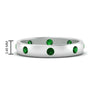 Load image into Gallery viewer, round-emerald-flush-eternity-wedding-band-in-white-gold-FD10979ROGEMGR-NL-WG.jpg