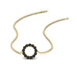 Load image into Gallery viewer, round-floating-chain-slide-black-diamond-Pendant-in-yellow-gold-fdpd11515gblack-nl-yg.jpg?v=1761646574