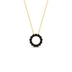 Load image into Gallery viewer, round-floating-chain-slide-black-diamond-Pendant-in-yellow-gold-fdpd11515gblackangle1-nl-yg.jpg?v=1761646575