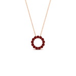 Load image into Gallery viewer, round-floating-chain-slide-ruby-Pendant-in-rose-gold-fdpd11515grudrangle1-nl-rg.jpg?v=1761646575