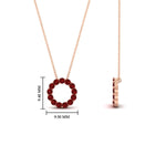 Load image into Gallery viewer, round-floating-chain-slide-ruby-Pendant-in-rose-gold-fdpd11515grudrangle2-nl-rg-hw.jpg?v=1761646575