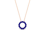 Load image into Gallery viewer, round-floating-chain-slide-sapphire-Pendant-in-rose-gold-fdpd11515gsablangle1-nl-rg.jpg?v=1761646575