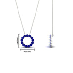 Load image into Gallery viewer, round-floating-chain-slide-sapphire-Pendant-in-white-gold-fdpd11515gsablangle2-nl-wg-hw.jpg?v=1761646574
