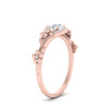 Load image into Gallery viewer, round-floral-halo-diamond-engagement-ring-in-FD10057RORANGLE3-NL-RG