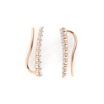 Load image into Gallery viewer, https://cdn.fascinatingdiamonds.com/FDEAR11040/round-graduated-diamond-ear-climber-in-rose-gold-FDEAR11040ANGLE1-NL-RG.jpg