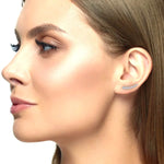 Load image into Gallery viewer, https://cdn.fascinatingdiamonds.com/FDEAR11040/round-graduated-diamond-ear-climber-in-rose-gold-FDEAR11040ANGLE1-NL-RG.jpg