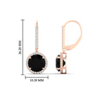 Load image into Gallery viewer, round-halo-3-carat-diamond-drop-earrings-with-black-onyx-in-rose-gold-FDEAR11235ROGBLACK-3.00-CT-NL-RG.jpg