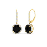 Load image into Gallery viewer, round-halo-3-carat-diamond-drop-earrings-with-black-onyx-in-yellow-gold-FDEAR11235ROGBLACK-3.00-CT-NL-YG.jpg