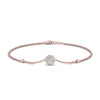 Load image into Gallery viewer, round-halo-chain-diamond-bracelet-in-FDBRC9637ANGLE2-NL-RG