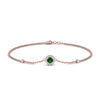 Load image into Gallery viewer, round-halo-chain-emerald-bracelet-in-FDBRC9637GEMGRANGLE2-NL-RG