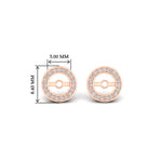 Load image into Gallery viewer, round-halo-earring-jackets-for-1-carat-stud-earring-in-rose-gold-fdear11505angle2-1.00ct-nl-rg-hw.jpg?v=1762430234
