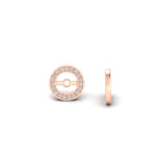 Load image into Gallery viewer, round-halo-earring-jackets-for-1-carat-stud-earring-in-rose-gold-fdear11505angle4-1.00ct-nl-rg.jpg?v=1762430234