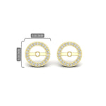 Load image into Gallery viewer, round-halo-earring-jackets-for-stud-earring-in-yellow-gold-fd-ear11505angle1-nl-yg.jpg