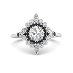 Load image into Gallery viewer, round-halo-floral-black-diamond-engagement-ring-in-white-gold-FD9822RORGBLACK-NL-WG?v=1755852216