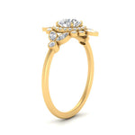 Load image into Gallery viewer, round-halo-floral-diamond-engagement-ring-in-yellow-gold-FD9822RORANGLE2-NL-YG?v=1755852214