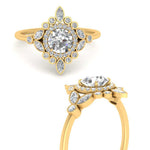 Load image into Gallery viewer, round-halo-floral-diamond-engagement-ring-in-yellow-gold-FD9822RORANGLE3-NL-YG?v=1755852213