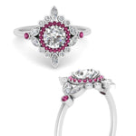 Load image into Gallery viewer, round-halo-floral-pink-sapphire-engagement-ring-in-white-gold-FD9822RORGSADRPIANGLE3-NL-WG?v=1755852214