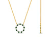 Load image into Gallery viewer, round-open-circle-1-carat-emerald-pendant-in-FDPD11271GEMGR-1.00CT-NL-YG