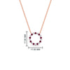 Load image into Gallery viewer, round-open-circle-1-carat-pink-sapphire-pendant-in-FDPD11271GSADRPI-1.00CT-NL-RG