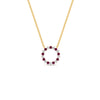 Load image into Gallery viewer, round-open-circle-1-carat-pink-sapphire-pendant-in-FDPD11271GSADRPI-1.00CT-NL-YG