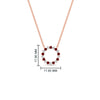 Load image into Gallery viewer, round-open-circle-1-carat-ruby-pendant-in-FDPD11271GRUDR-1.00CT-NL-RG