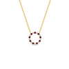 Load image into Gallery viewer, round-open-circle-1-carat-ruby-pendant-in-FDPD11271GRUDR-1.00CT-NL-YG