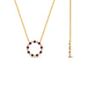 Load image into Gallery viewer, round-open-circle-1-carat-ruby-pendant-in-FDPD11271GRUDR-1.00CT-NL-YG