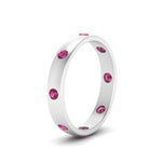 Load image into Gallery viewer, round-pink-sapphire-flush-eternity-wedding-band-in-white-gold-FD10979ROGSADRPI-NL-WG.jpg