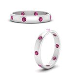 Load image into Gallery viewer, round-pink-sapphire-flush-eternity-wedding-band-in-white-gold-FD10979ROGSADRPI-NL-WG.jpg